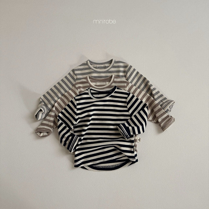 minirobe /  mango stripe round tee