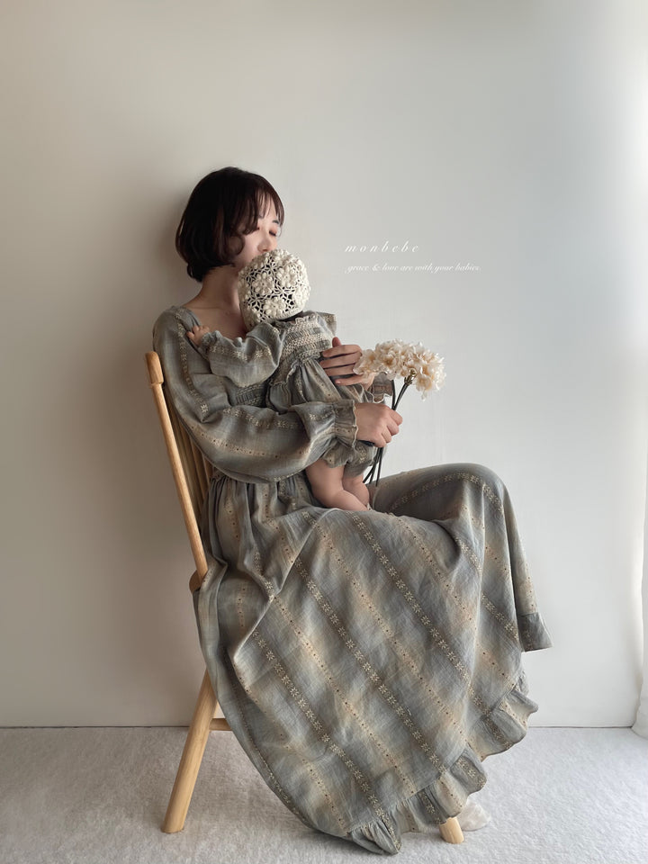 monbebe / Lara check dress  (mom)