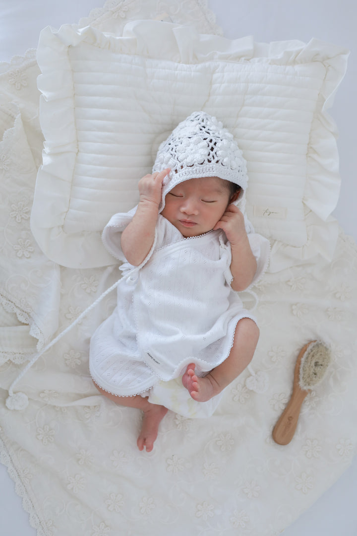 【即納】bébé / 【半袖】Savon Organic underwear (短肌着ype)
