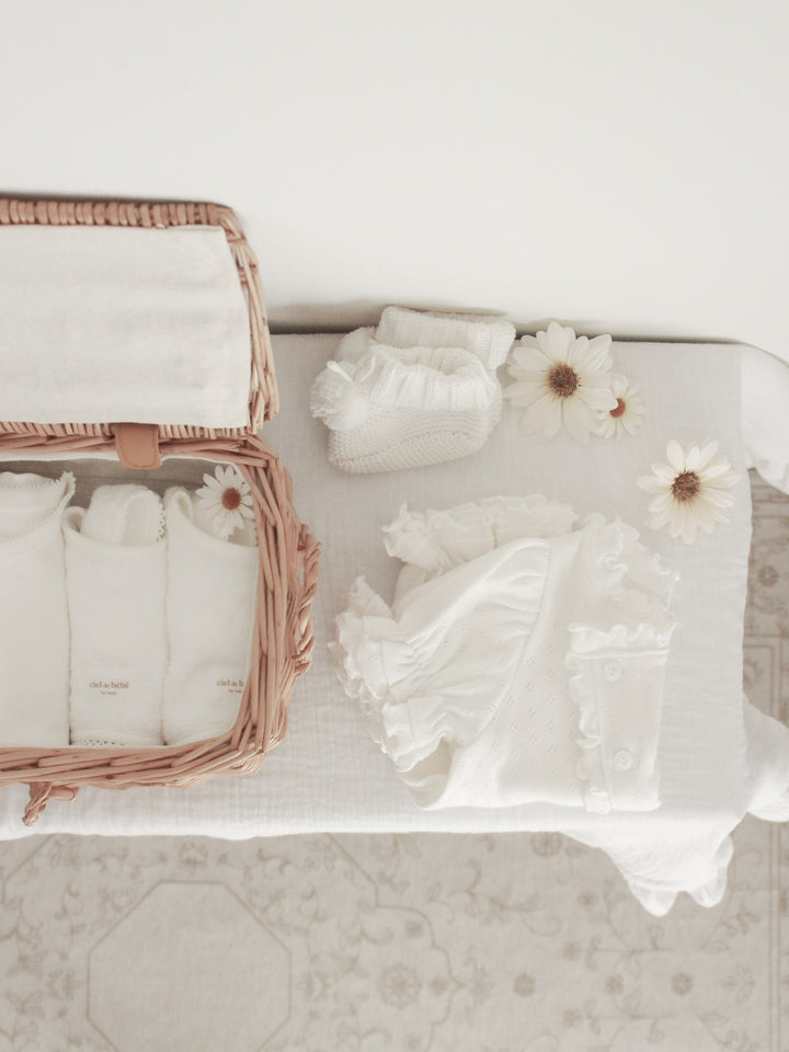 【2026夏新作】bébé / (半袖) whipped frill suit