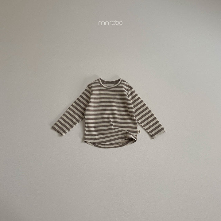 minirobe /  mango stripe round tee