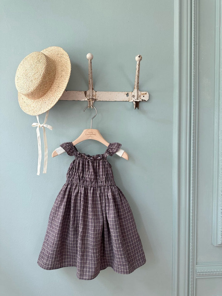 【予約】monbebe / Maple Check Dress
