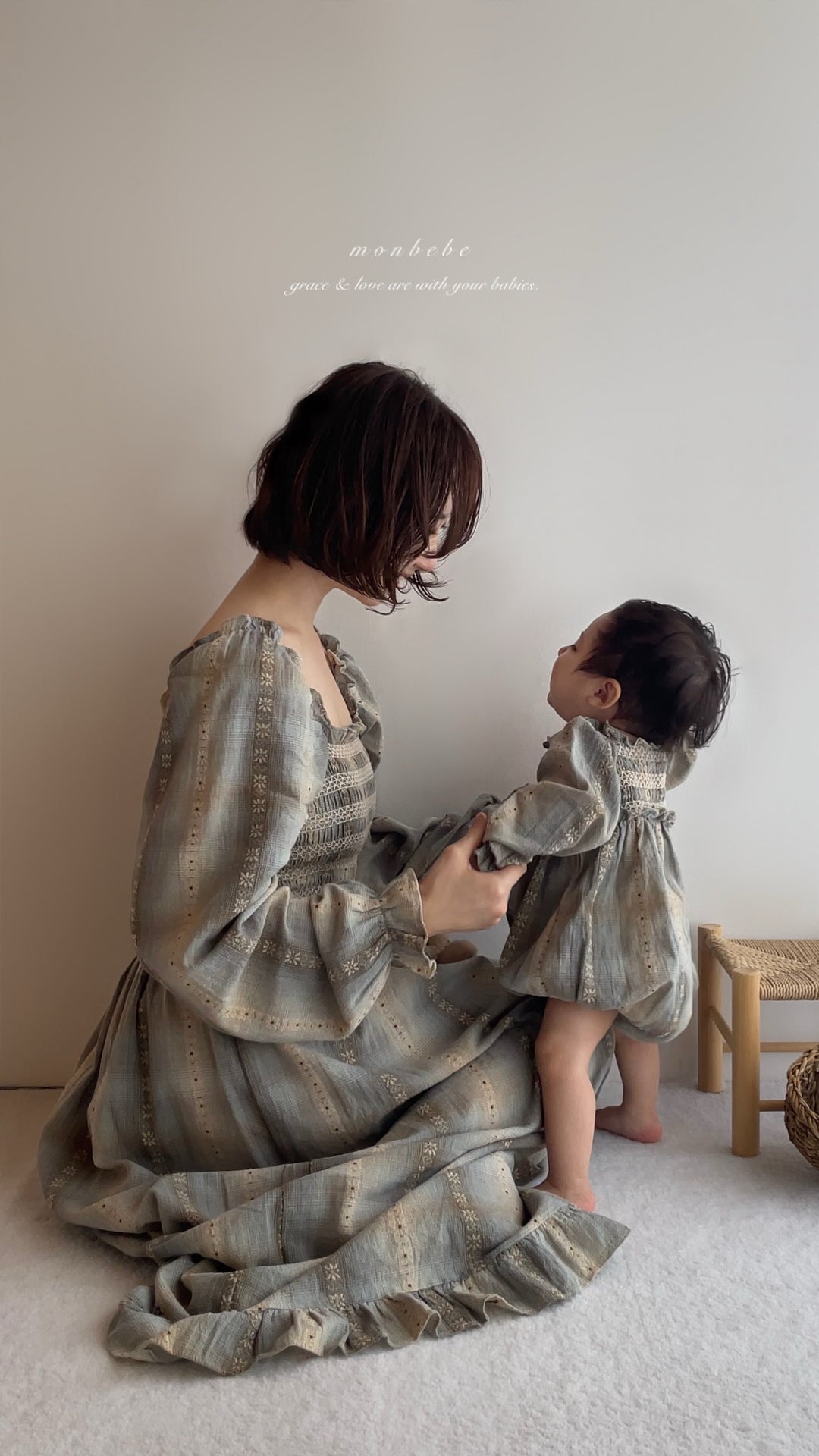 monbebe / Lara check dress  (mom)