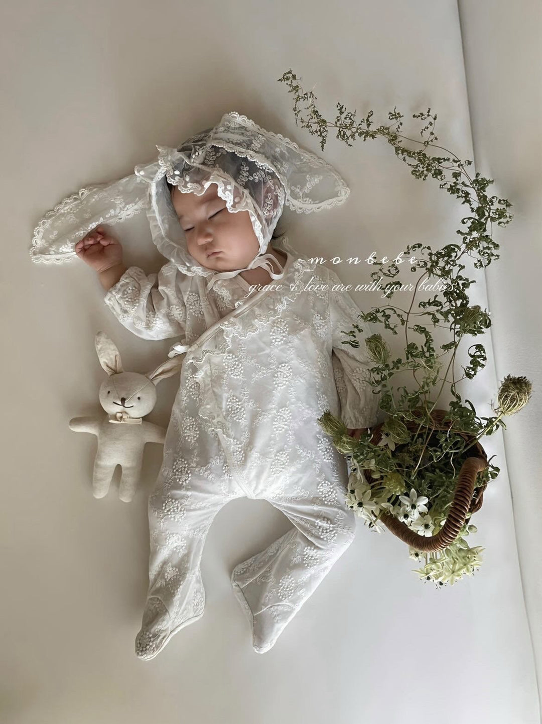monbebe / Lace cozy suit