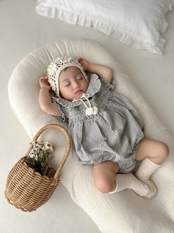 【カート追加時30%OFF】monbebe / Smocked zimmer suit