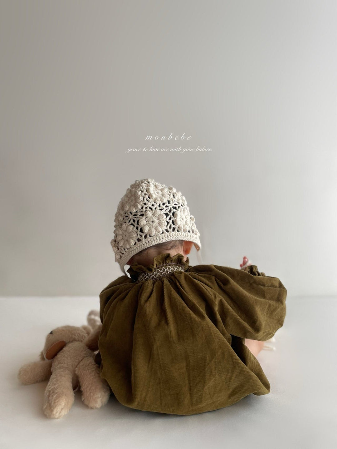 【新作:10/27以降発送】 monbebe / Charlotte smock suit