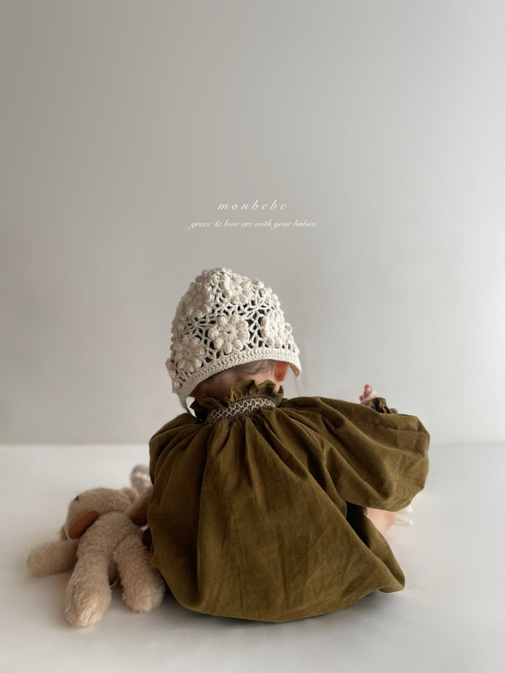 【新作:10/27以降発送】 monbebe / Charlotte smock suit