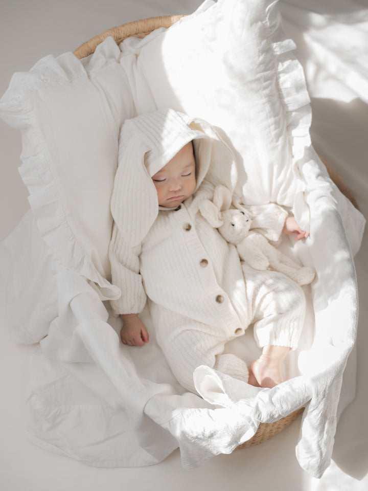 【新作:10/27以降発送】 monbebe / Bunny knit suit