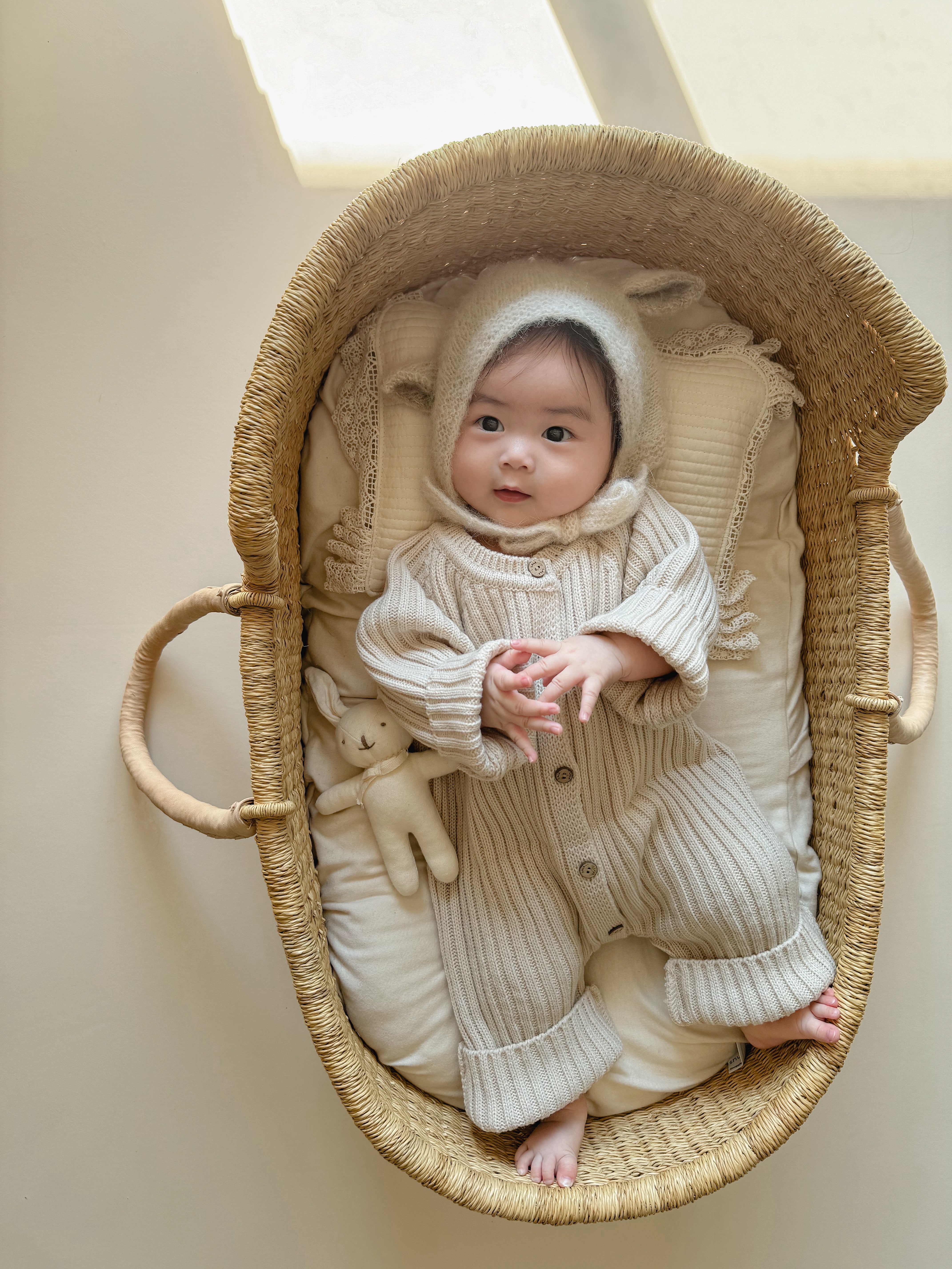 レザースーツ　ベビ カート追加時30% オフ】lala / Open knit suit – ciel de bébé