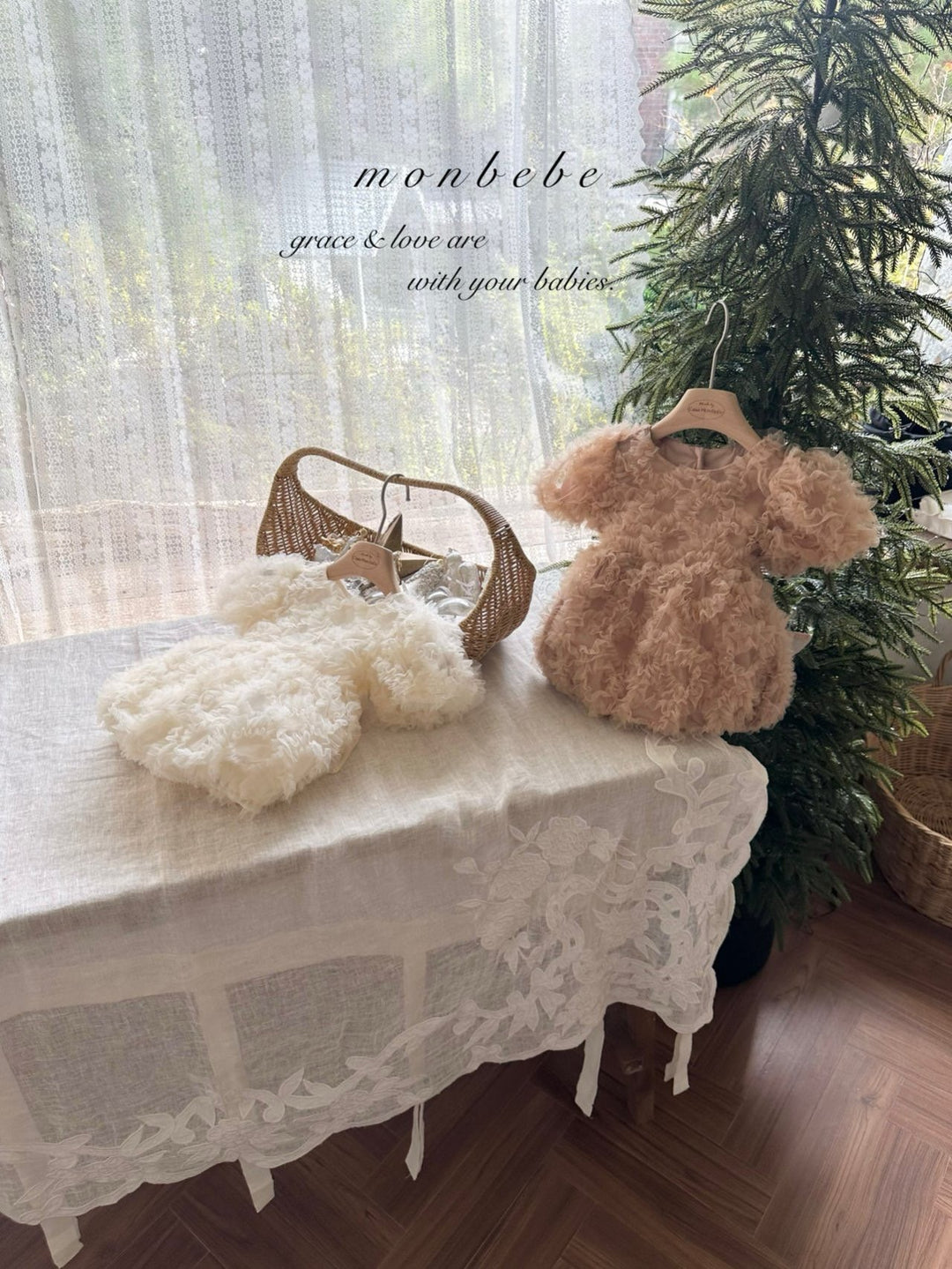 【新作 11/12発売 】monbebe / Blanc Shasha suit