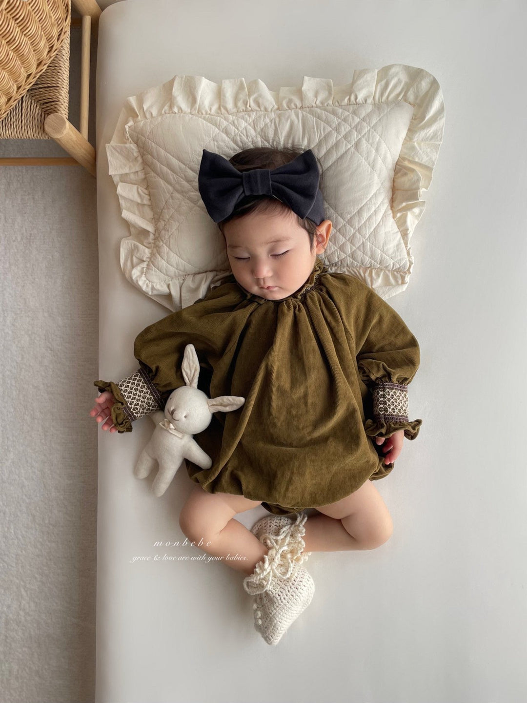 【新作:10/27以降発送】 monbebe / Charlotte smock suit