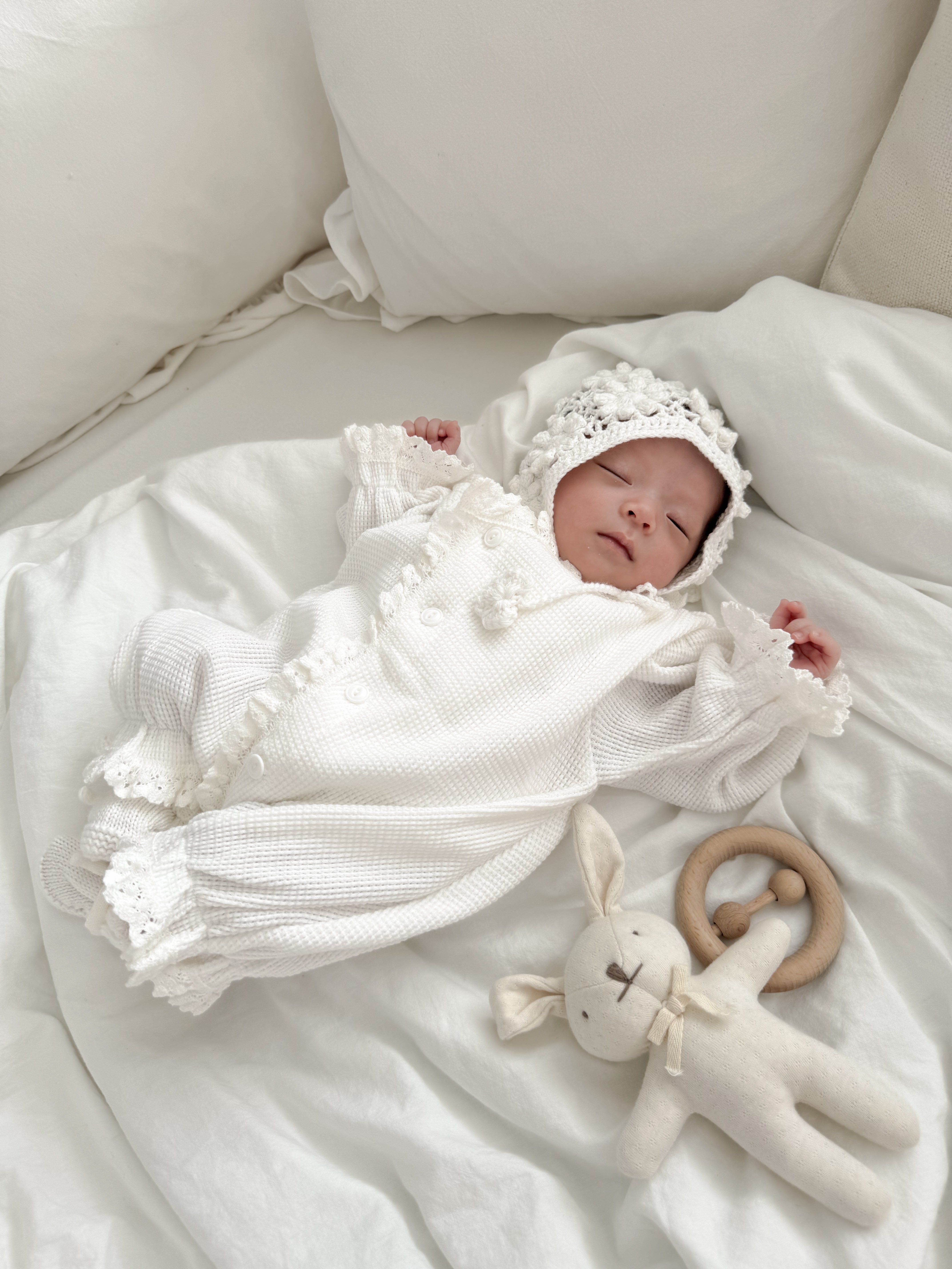 即納】bébé / (長袖) waffle glory suit – ciel de bébé