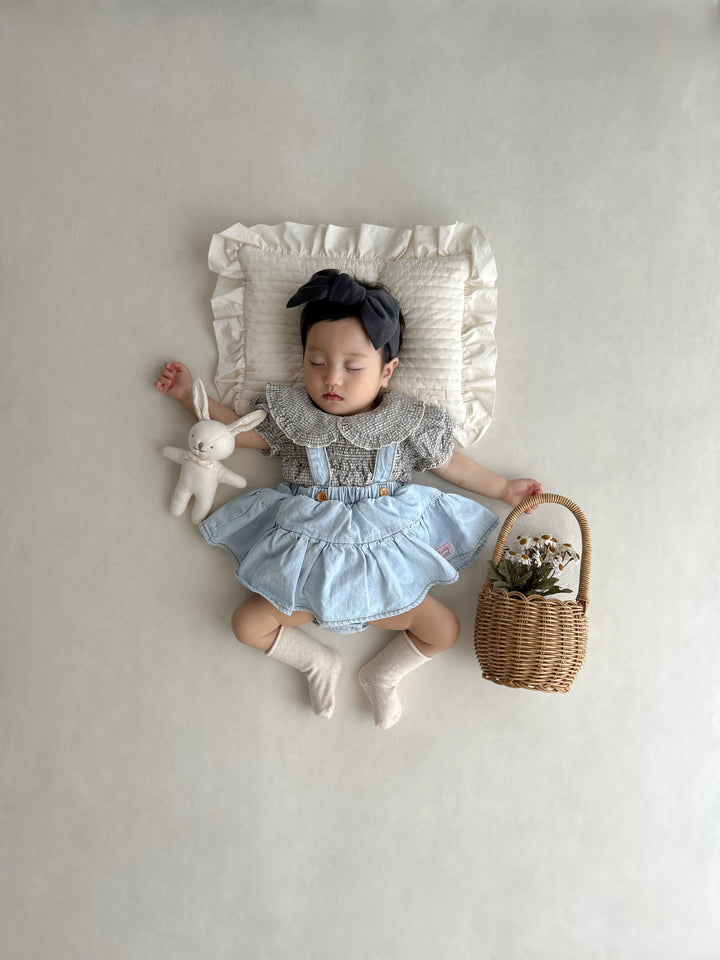 【カート追加時30%OFF】monbebe / Smocked zimmer suit