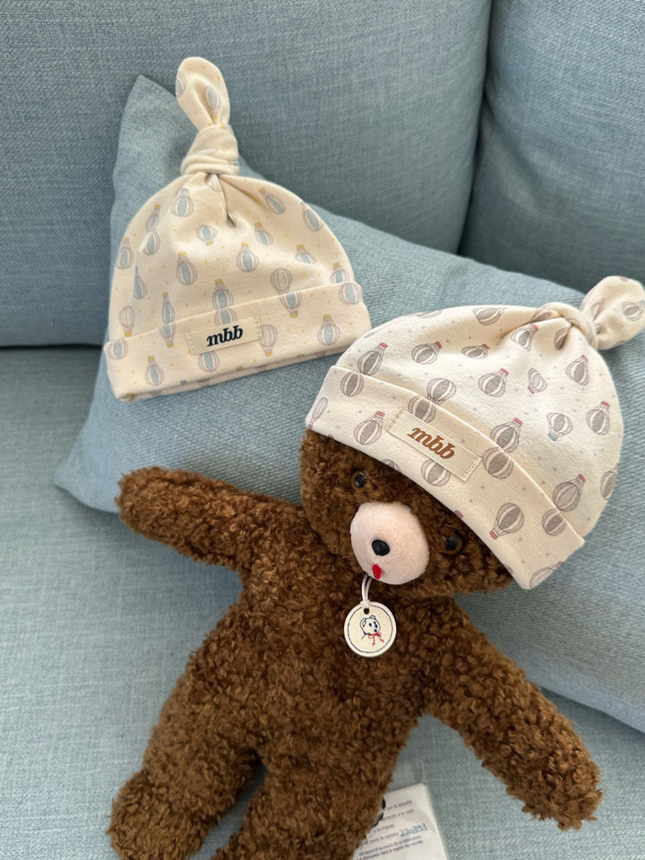 【予約】monbebe / Air Balloon Suit & Bonnet Set