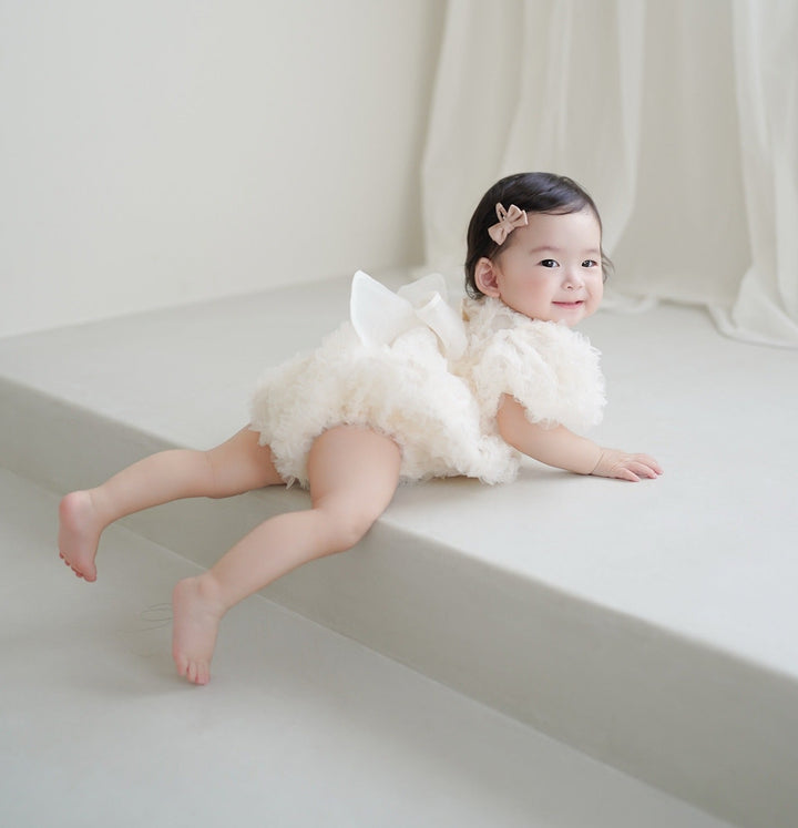 【予約】monbebe / Blanc Shasha suit