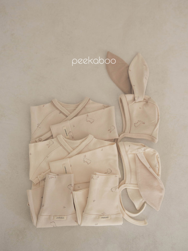 peekaboo / lapin newborn set