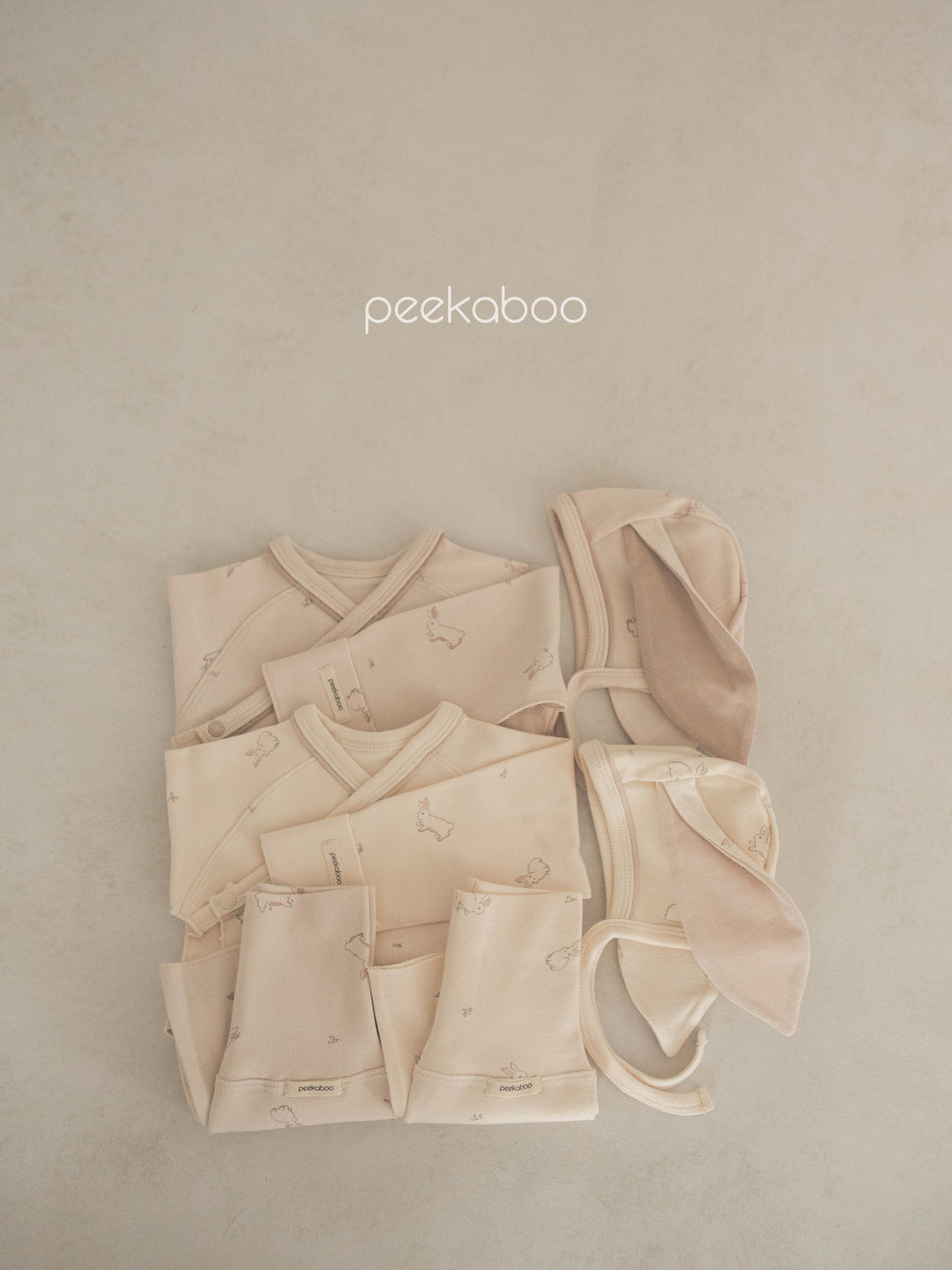 peekaboo / lapin newborn set