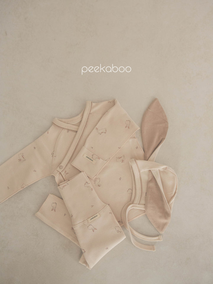 peekaboo / lapin newborn set