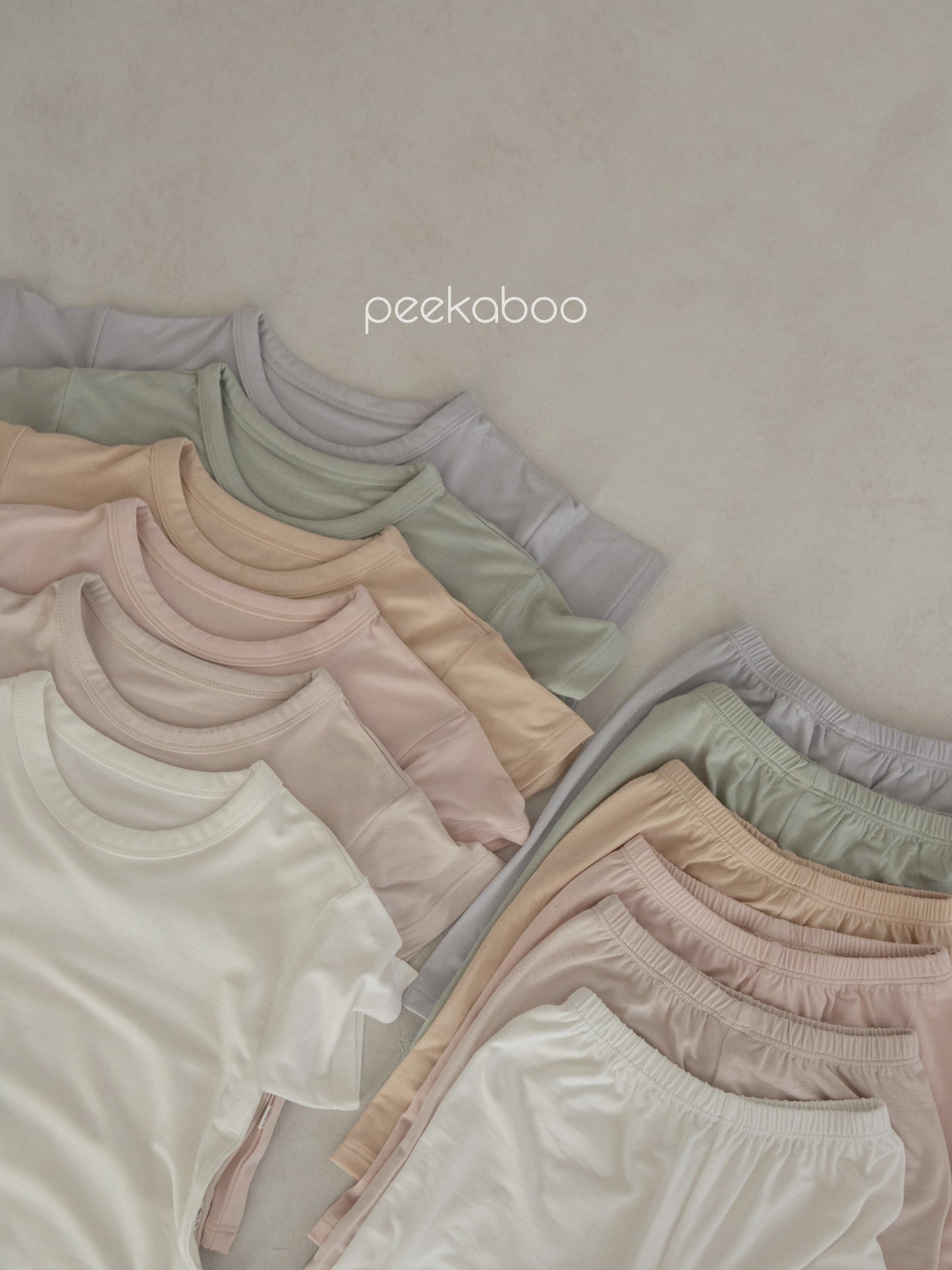 peekaboo /  panda kids set