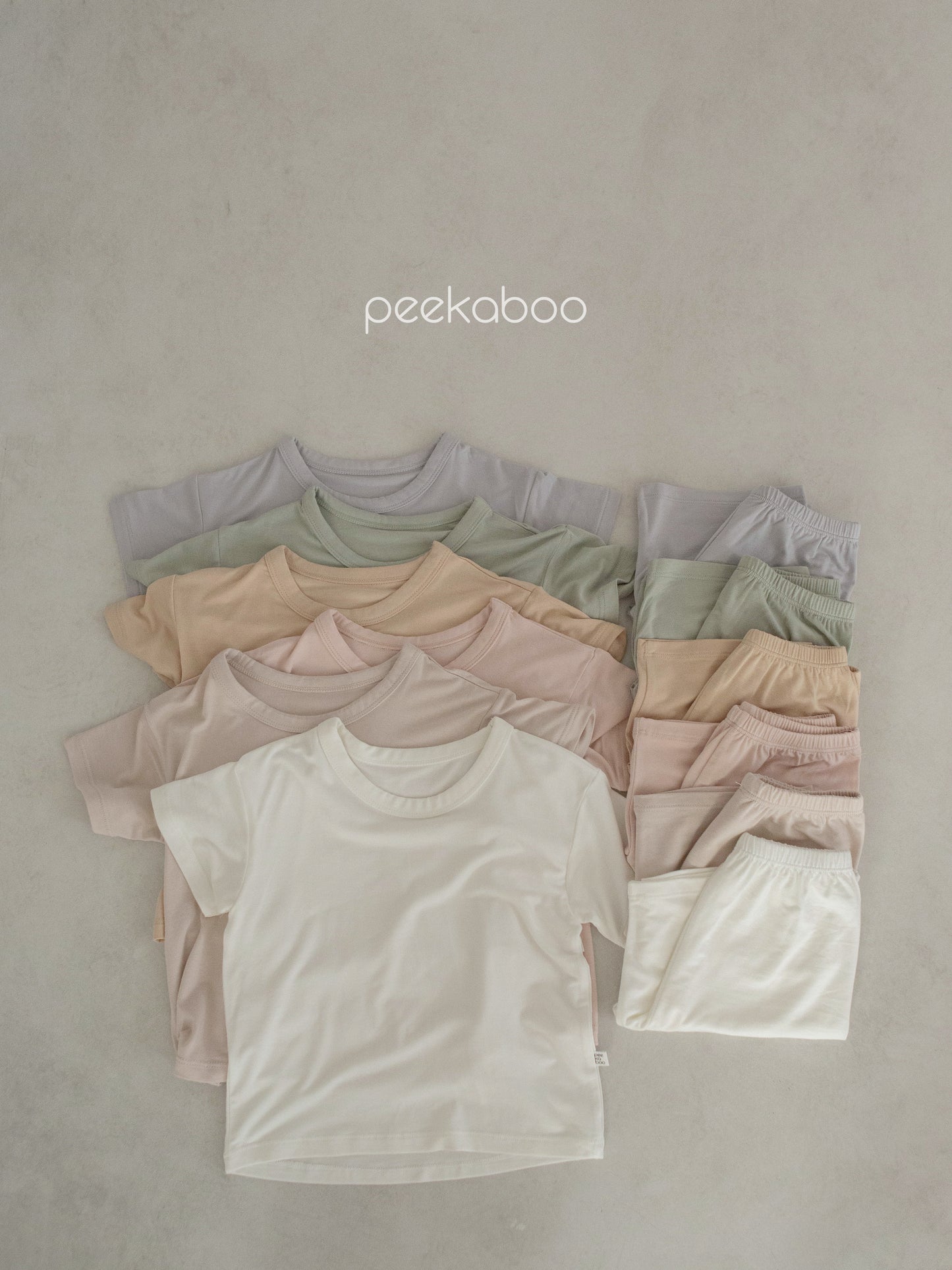 peekaboo /  panda kids set