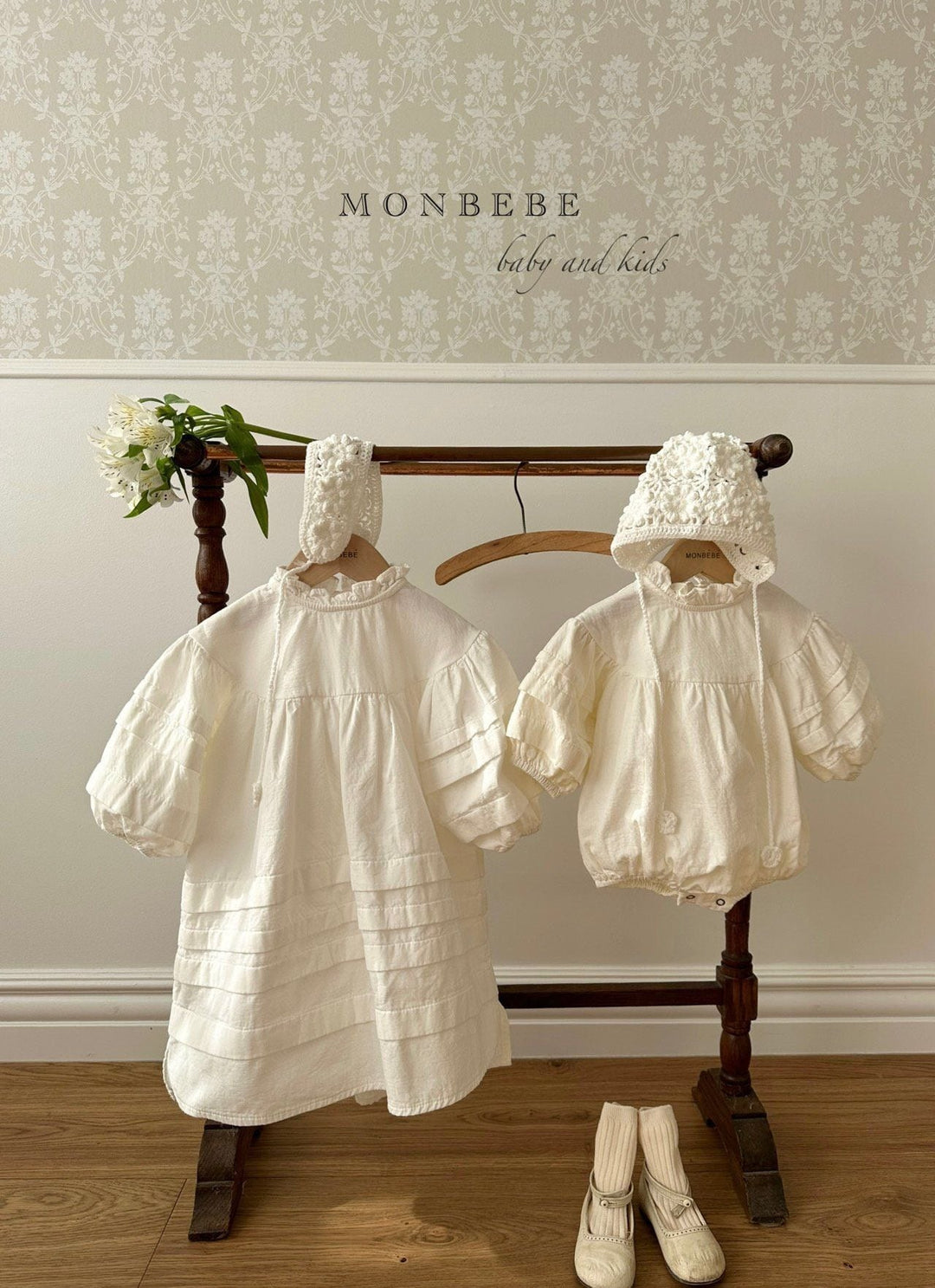 monbebe / handmade cotton bonnet