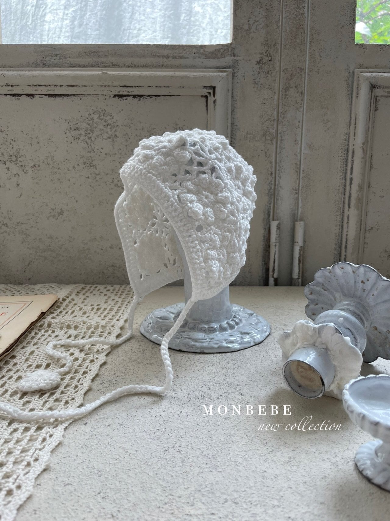 monbebe / handmade cotton bonnet – ciel de bébé