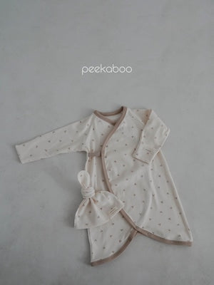 peekaboo / brin newborn suit set