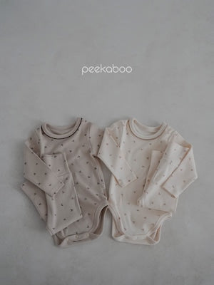 peekaboo / Brin baby suit set