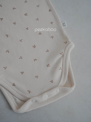 peekaboo / Brin baby suit set