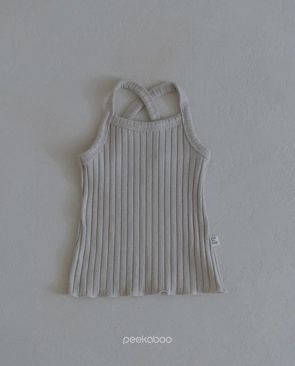 【即納】peekaboo / back cross camisole 2026