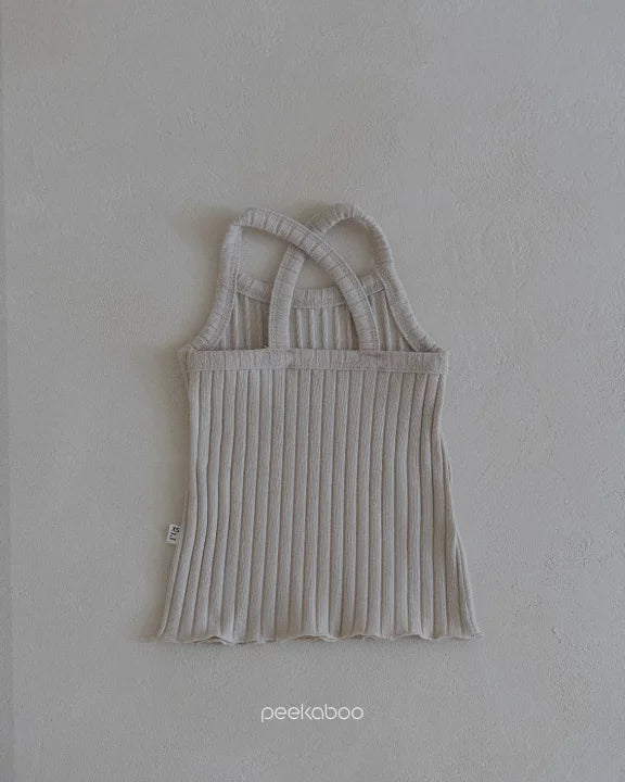 【即納】peekaboo / back cross camisole 2026
