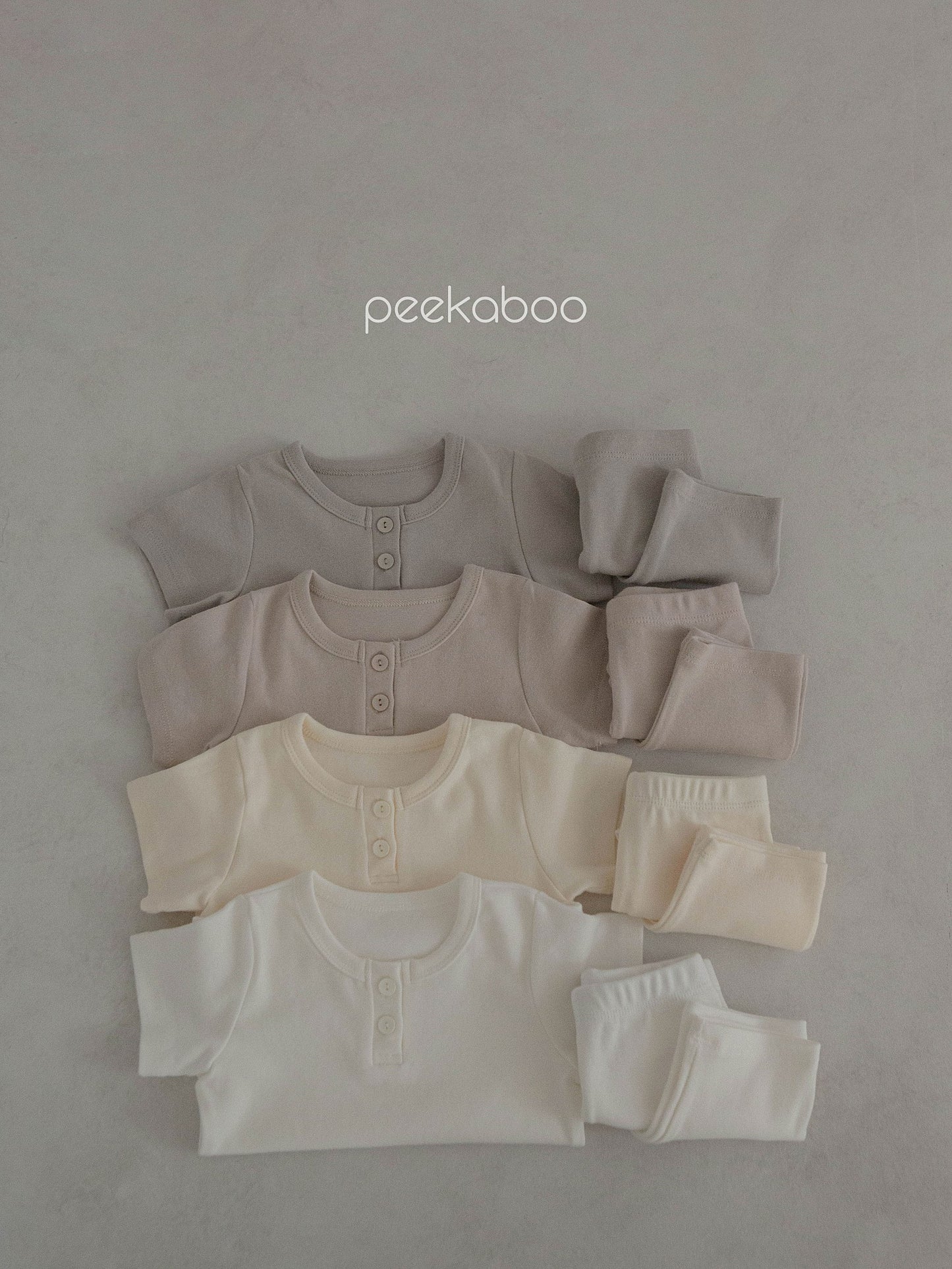 peekaboo /  vanilla kids set