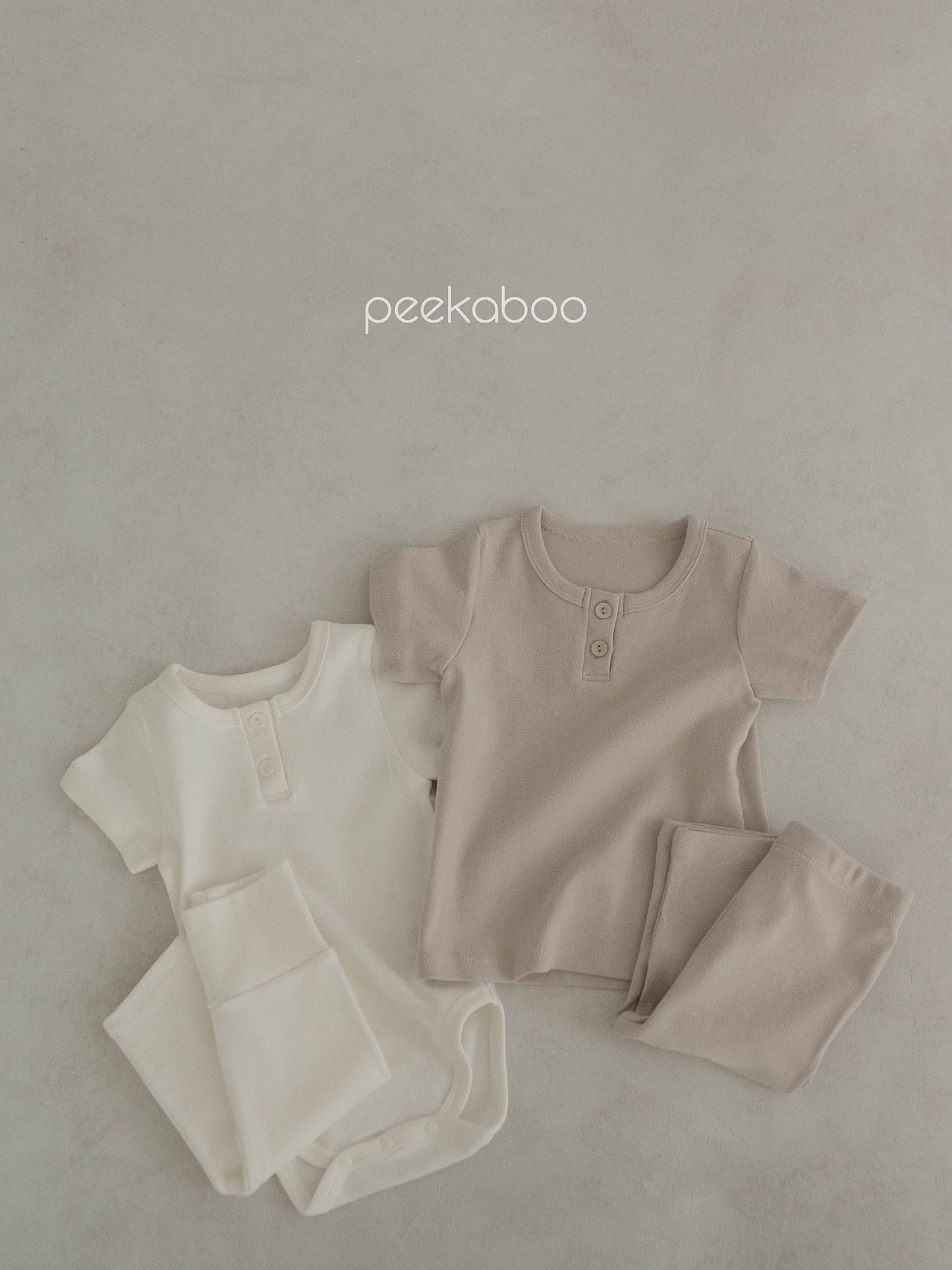 peekaboo  / vanilla baby set