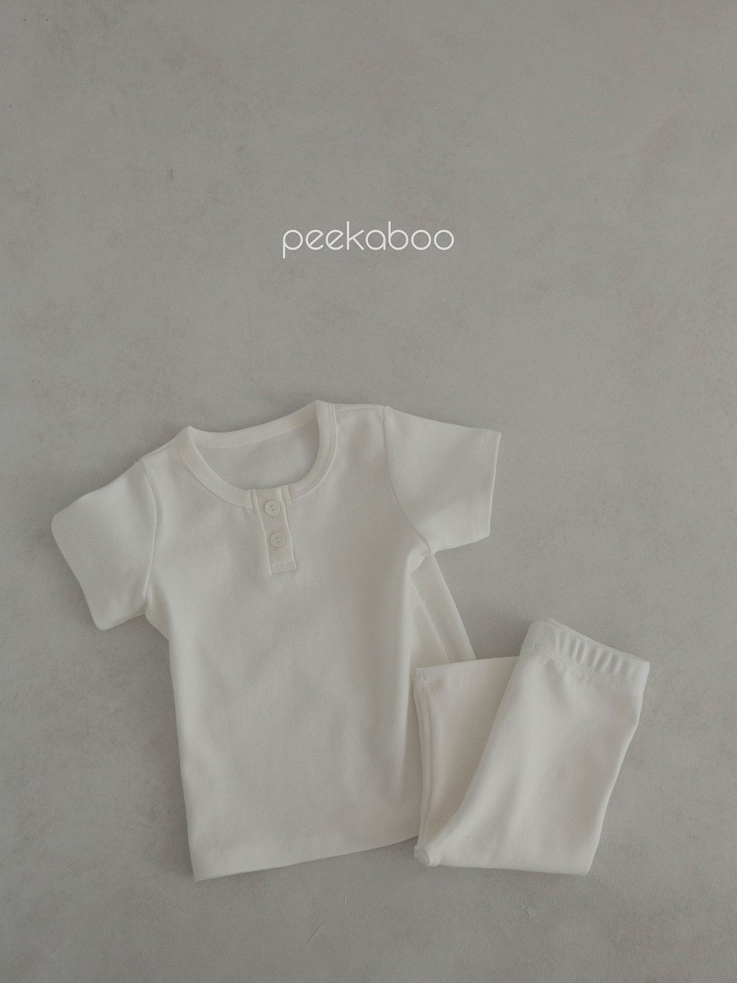 peekaboo /  vanilla kids set