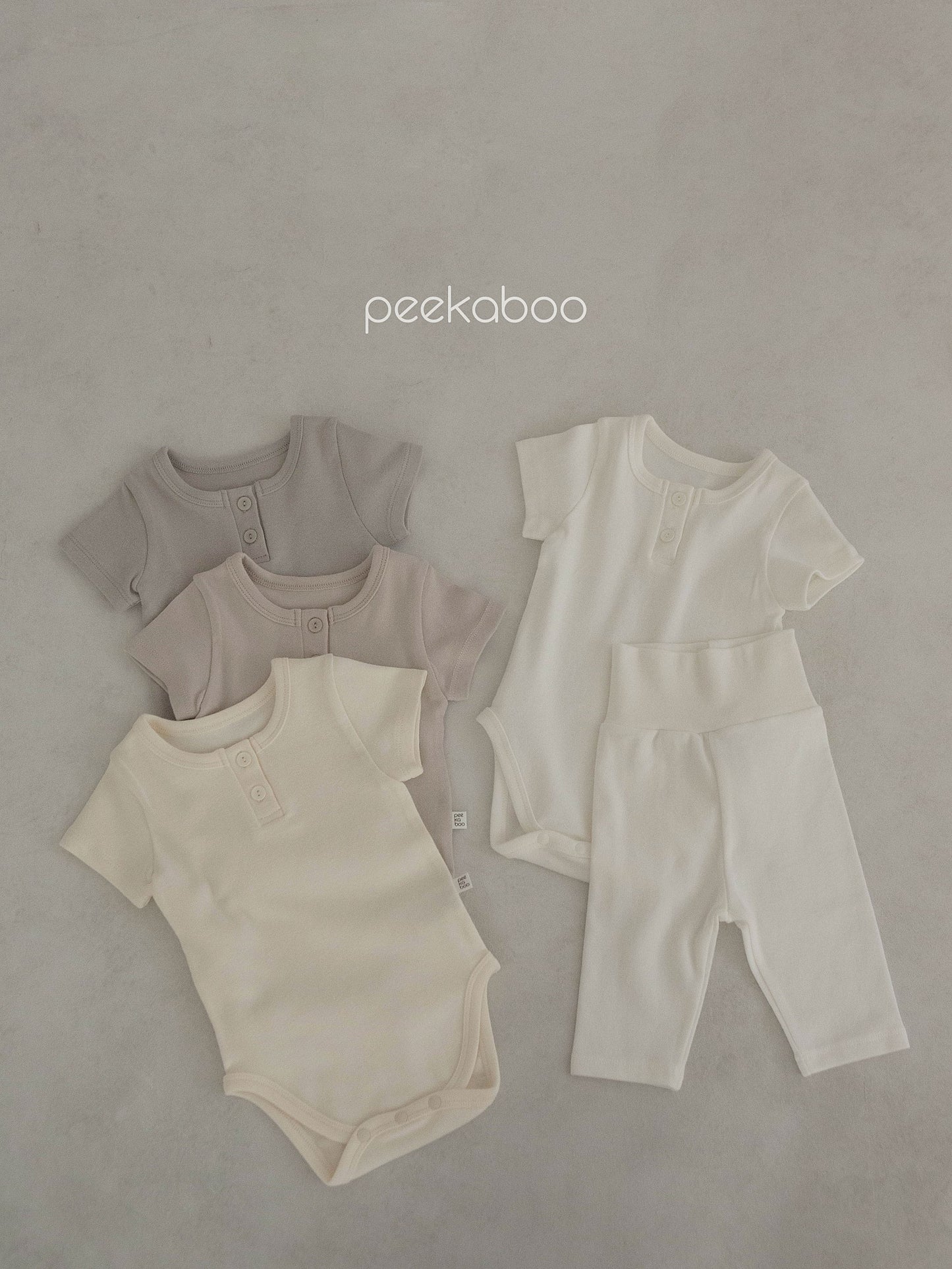 peekaboo  / vanilla baby set