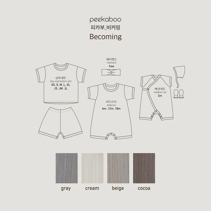 peekaboo /  Becoming kids set