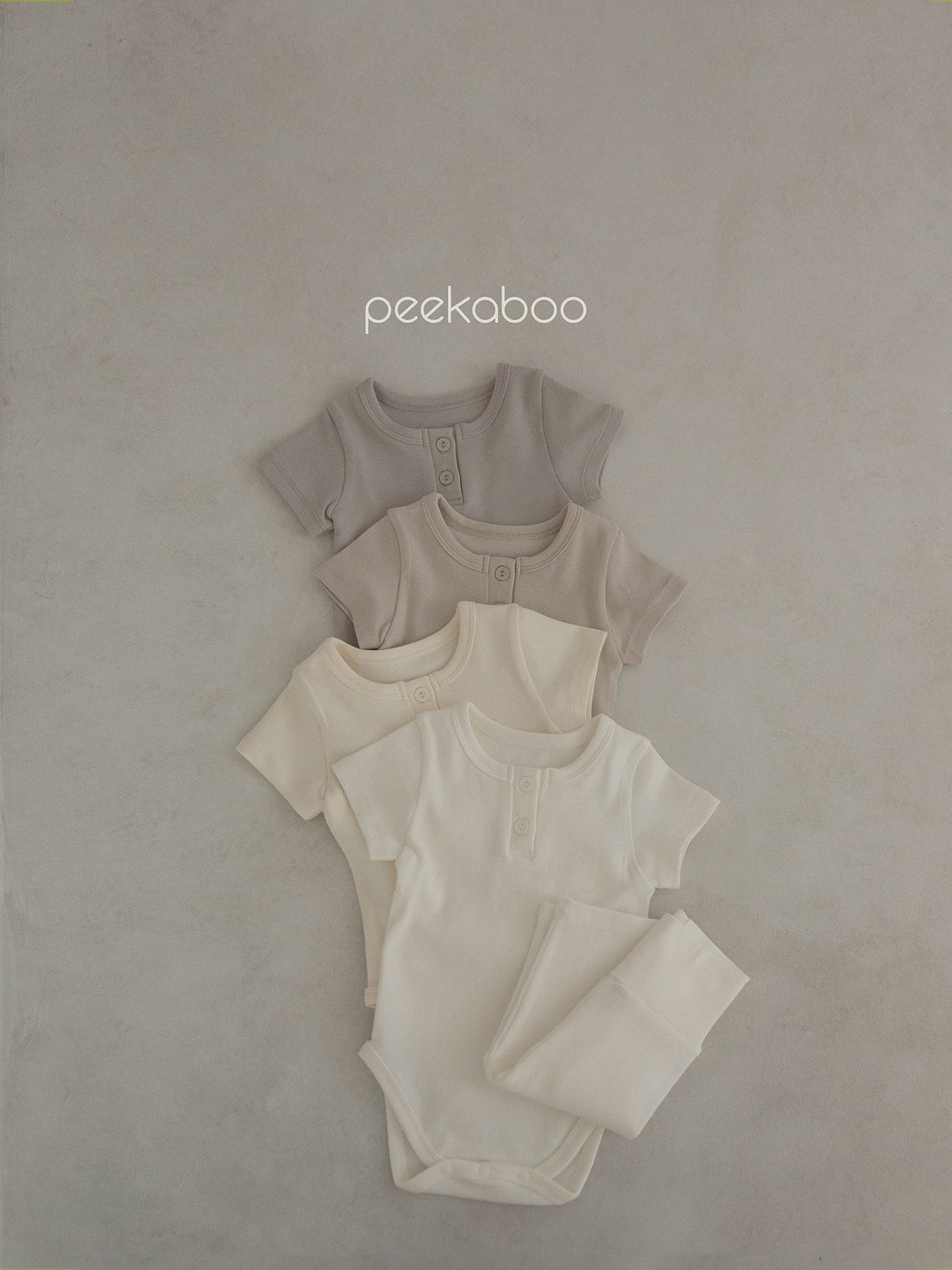 peekaboo  / vanilla baby set